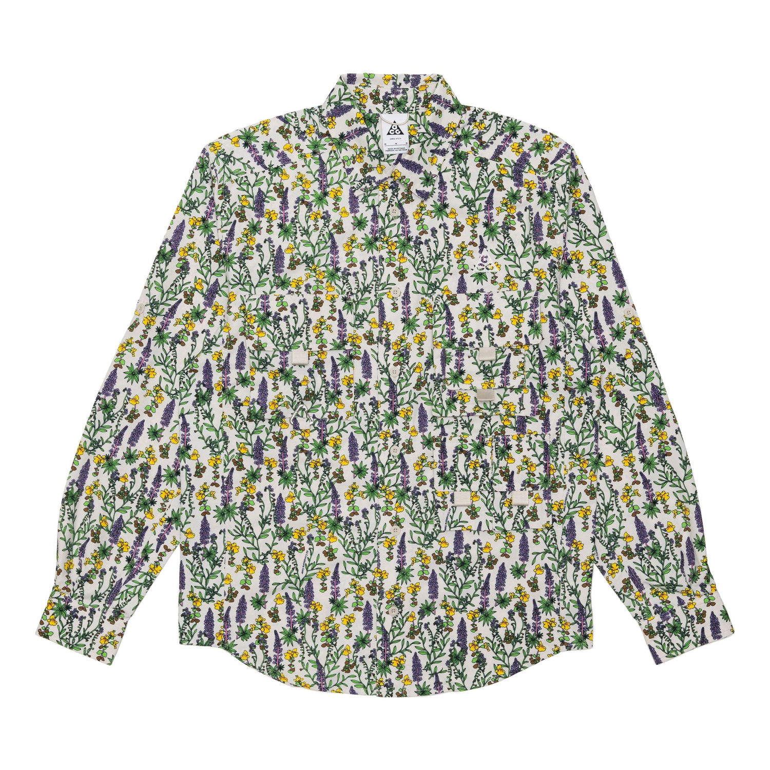 Košeľa Nike ACG UV Floral Long Sleeve Shirt Biela | DN3942-072, 0