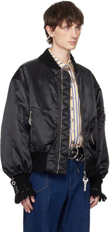 Bomber bunda Chopova Lowena Chopova Lowena Slash Bomber Jacket Čierna | 5176, 1