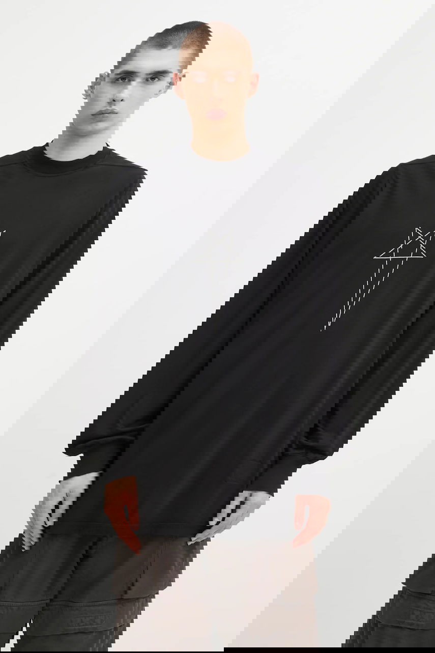 Tričko Rick Owens Rick Owens DRKSHDW Jumbo Long Sleeve T-Shirt Čierna | DU02E7261.RNEP3, 0