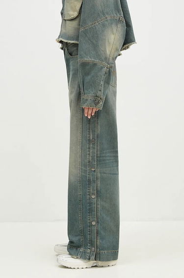Džínsy Martine Rose High Waist Jeans Modrá | 240WD02501, 1