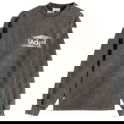 Aged Ancient Temple Graphic Long Sleeve T-Shirt, Size Large