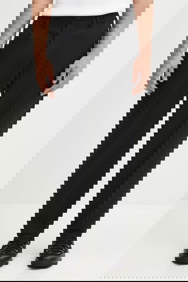 Nohavice Neighborhood Wool Blend Tapered Silhouette Pants Čierna | 252ZANH.PTM03, 0