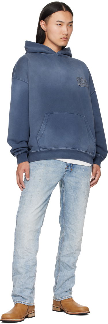 Mikina Ksubi Ksubi Ace Ekcess Hoodie Modrá | MFA25FL001, 3
