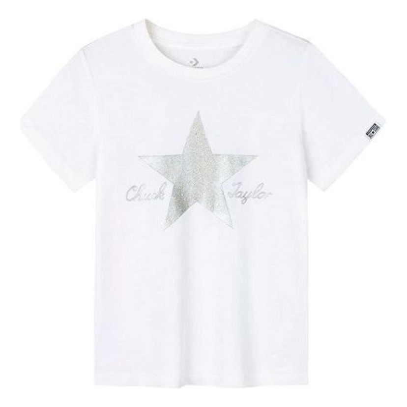 Tričko Converse Logo Printed T-Shirt Biela | CV2422070GS-001