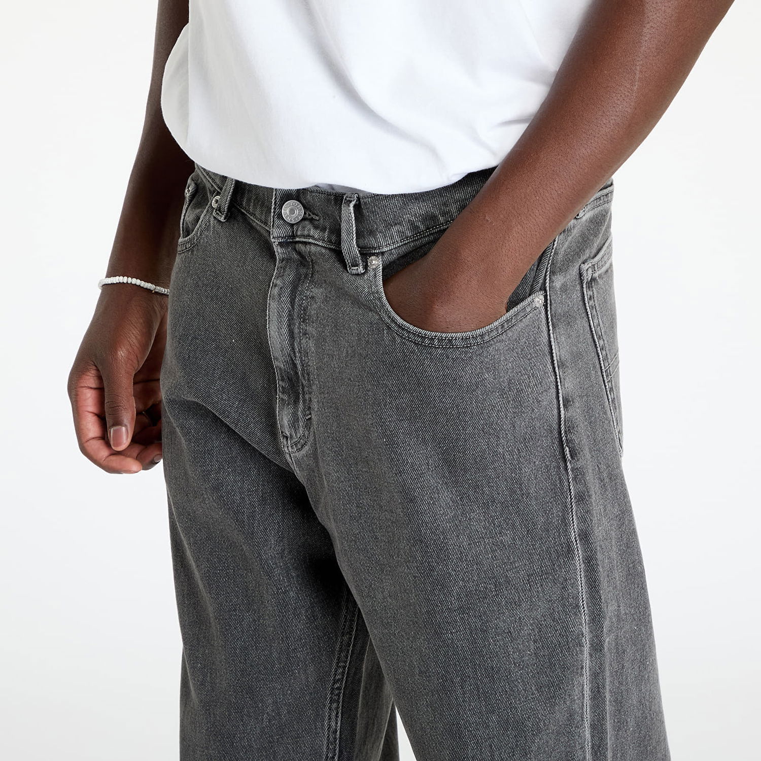 Džínsy Tommy Hilfiger Isaac Relaxed Tapered Jeans Denim Šedá | DM0DM20422 1BZ, 1