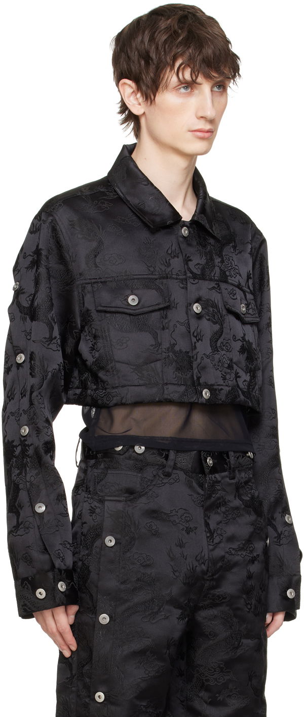 Feng Chen Wang Dragon Jacquard Convertible Jacket