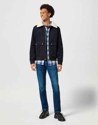 Bomber bunda Wrangler Wrangler Corduroy Aviator Jacket Navy | 112357270:XXL, 1