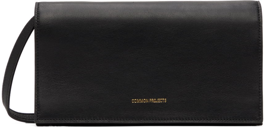 Taška cez rameno Common Projects Common Projects Small Leather Messenger Bag Čierna | ARTICLE 9190, 0