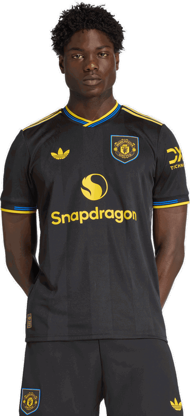 Dres adidas Originals Manchester United Authentic 3rd Jersey 2025/26 Čierna | ji7419, 5