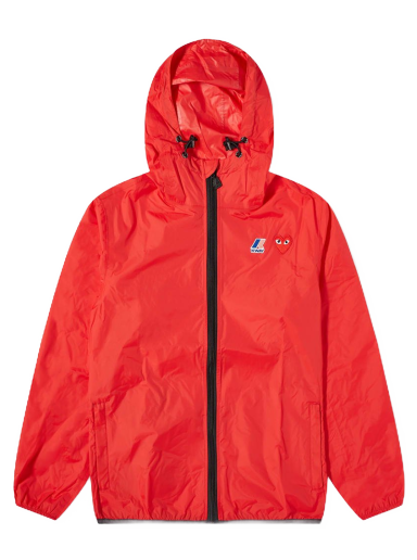 Parka Comme des Garçons K-Way x Full Zip Packable Jacket Červená | P1J501-2