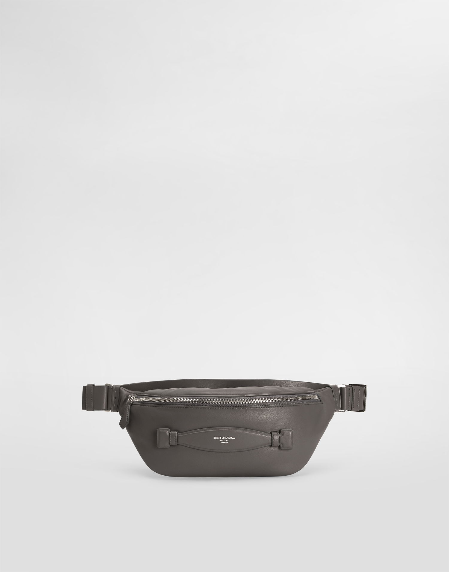 Ľadvinka Dolce & Gabbana Dolce & Gabbana Calfskin Nappa Leather Belt Bag Šedá | BM2434AF98480730, 0