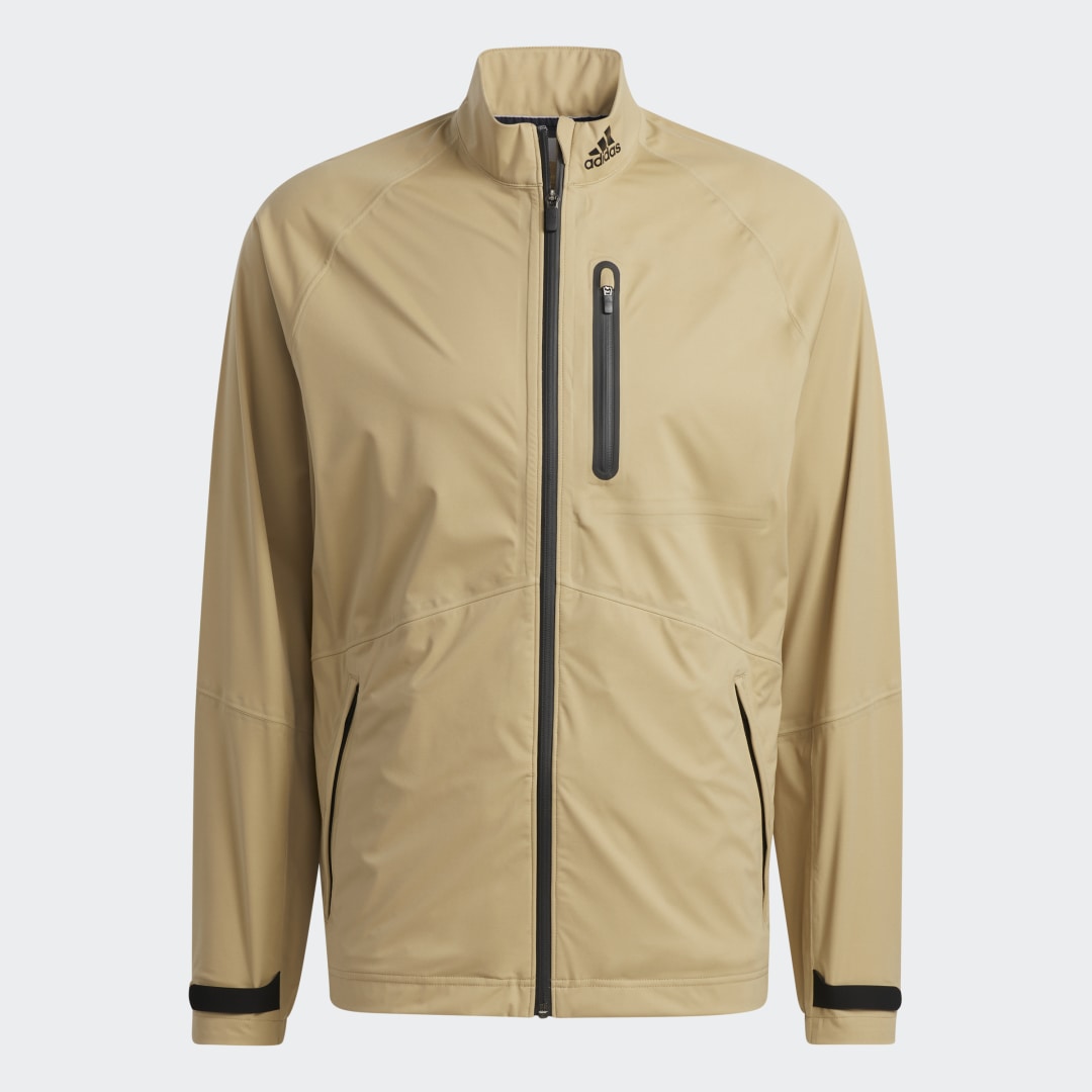 Vetrovka adidas Performance Men's Full-Zip RAIN.RDY Jacket Béžová | HI3461, 0