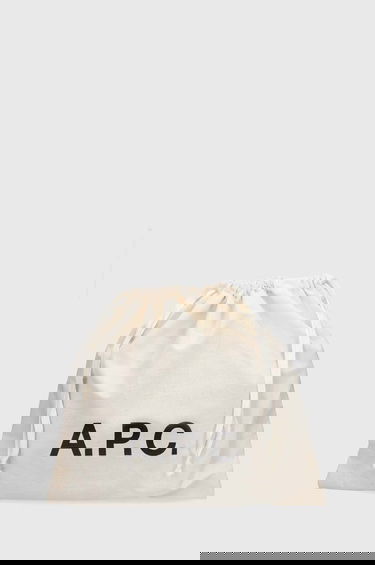 Taška cez rameno A.P.C. Leather Crossbody Bag Sac Demi-Lune Mini Béžová | PXAWV.F61392.AAH, 5