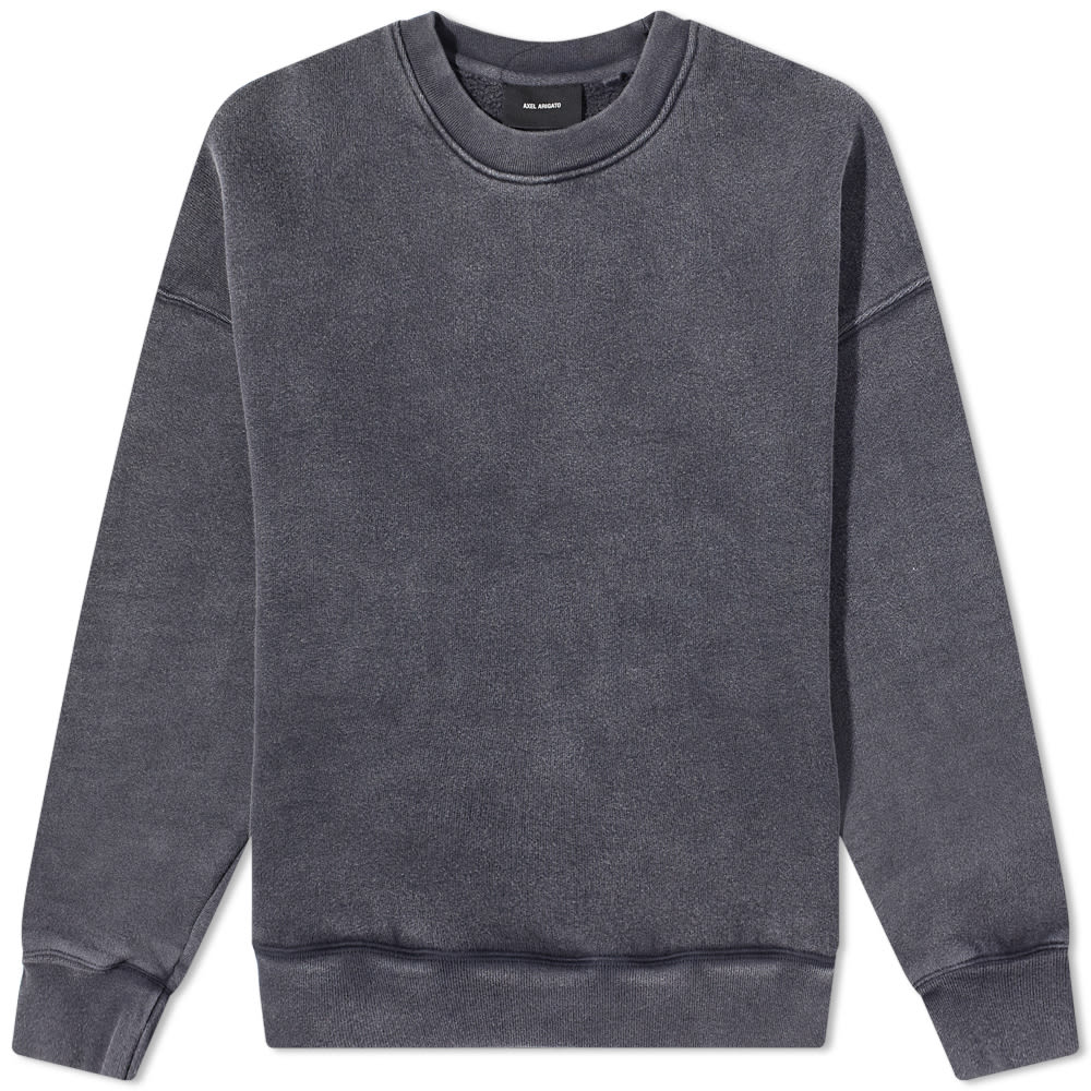 Sveter AXEL ARIGATO Typo Embroidered Crewneck Šedá | A1168001, 0