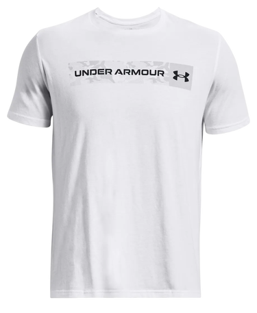 Tričko Under Armour Under Armour Camo Chest Stripe Short Sleeve T-Shirt Biela | 1376830-100, 4