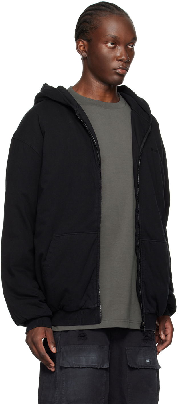 Mikina We11done Padded Full-Zip Hoodie Čierna | WD-TJ2-24-870-U-BK, 1