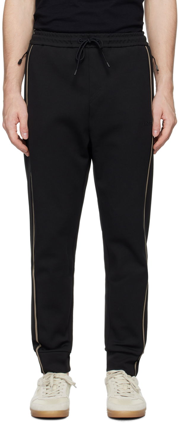 Tepláky BOSS Black Logo-Emed Sweatpants Čierna | 50523895