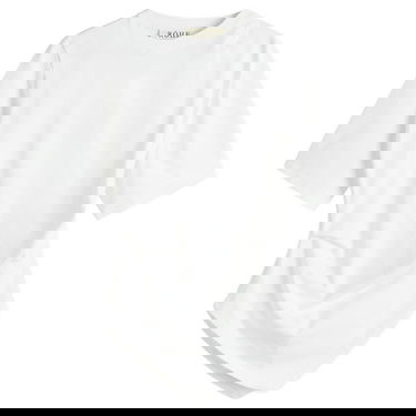 Tričko Róhe Re-Invented Twisted T-Shirt Biela | 416-20-206, 1