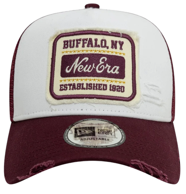 Šiltovka New Era New Era Patch Distressed 9FORTY A-Frame Trucker Cap Biela | 60603677-60603677, 2