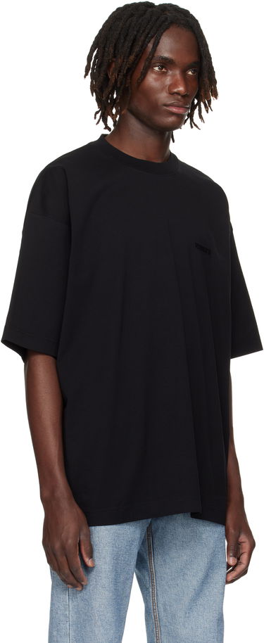Tričko VETEMENTS Logo Oversized T-shirt Čierna | UH76TR100B, 1