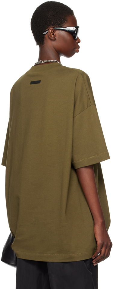 Tričko Fear of God Fear of God Essentials Crewneck T-Shirt Zelené | 125BT244194F, 2