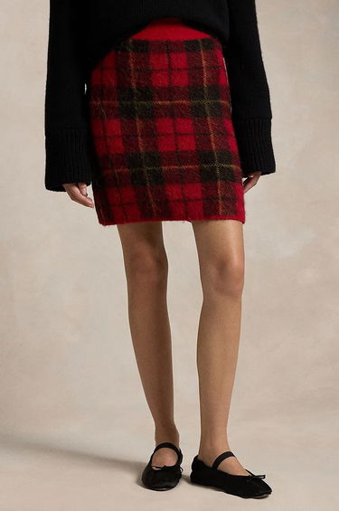 Sukňa Polo by Ralph Lauren Red Mini Plaid Skirt Červená | 211947923, 1