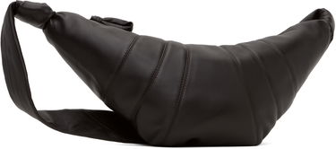 Kabelka LEMAIRE Medium Croissant Leather Shoulder Bag Šedá | BG0001 LL095, 4