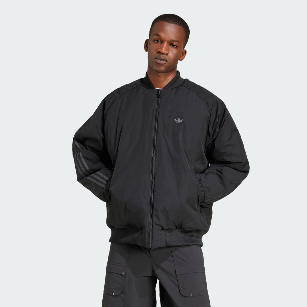 Bomber bunda adidas Performance Oversized Bomber Jacket Čierna | JC7546, 0