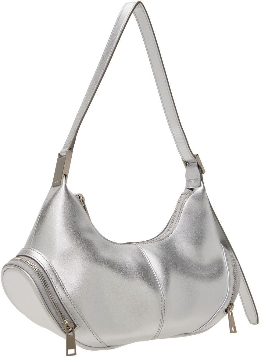 Taška cez rameno OSOI Metallic Leather Shoulder Bag Metalická | 24FWB03013011, 1