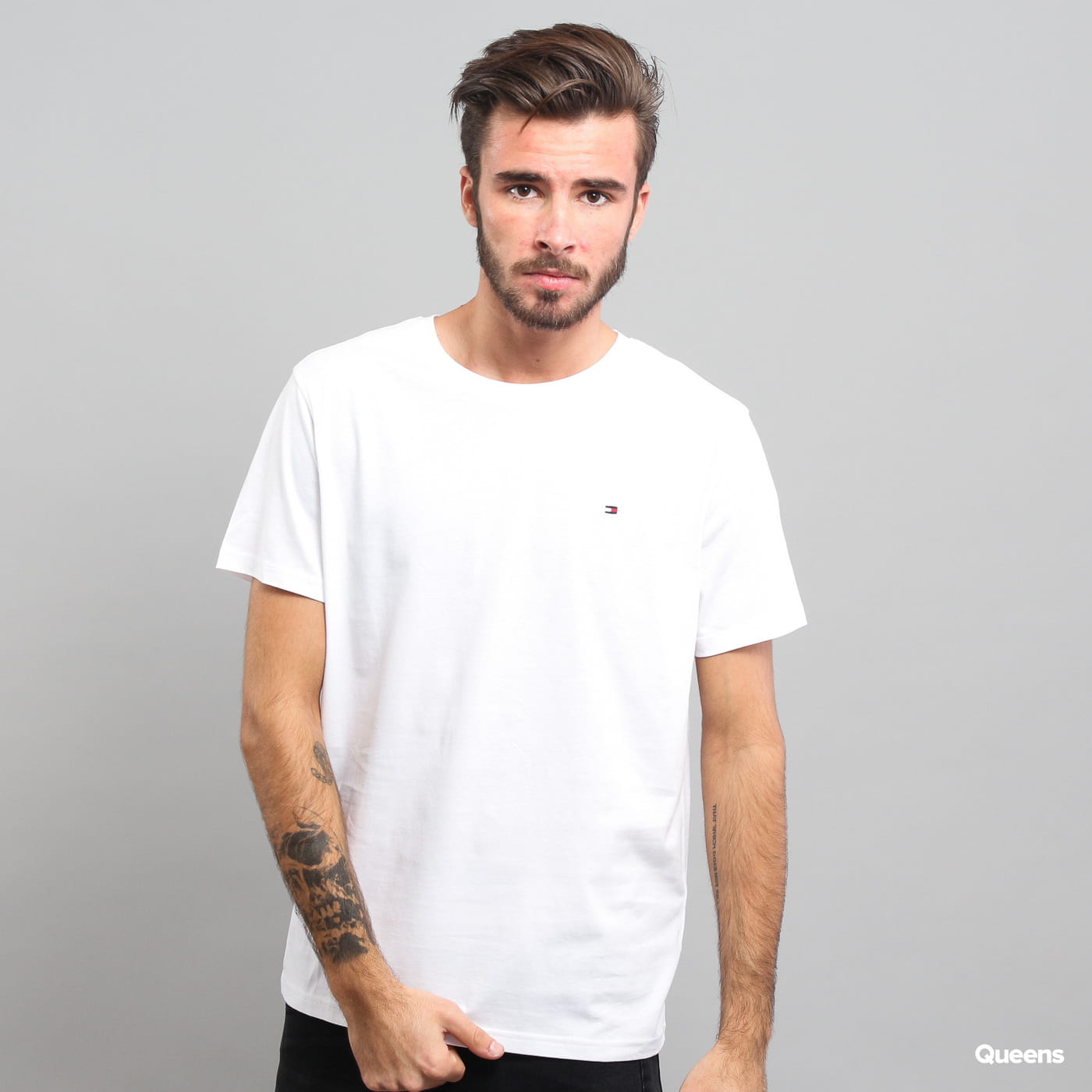 Tričko Tommy Hilfiger Cotton Tee Icon C/O Biela | 2S87904671 100, 0