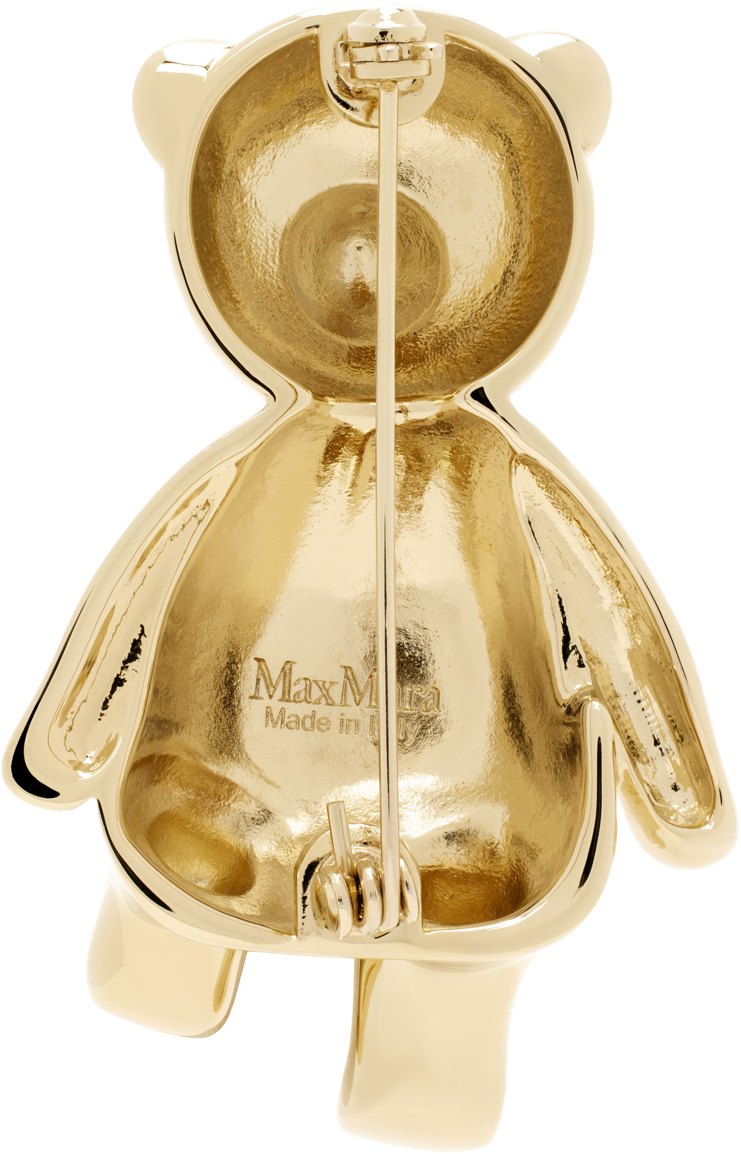 Spona Max Mara Max Mara Crystal Embellished Bear Brooch Metalická | 2424756102600 MM02593, 1