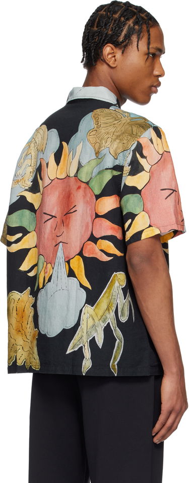 Košeľa OUR LEGACY Our Legacy Box Print Short Sleeve Shirt Čierna | M2252BSP, 2