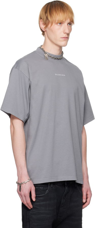 Tričko Balenciaga Off-White Graphic T-Shirt Béžová | 764235TQVN1, 1