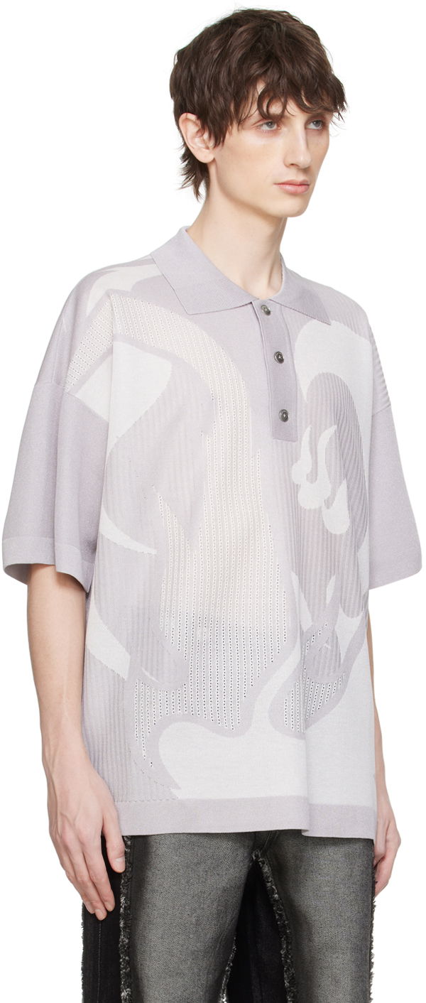 Feng Chen Wang Jacquard Polo