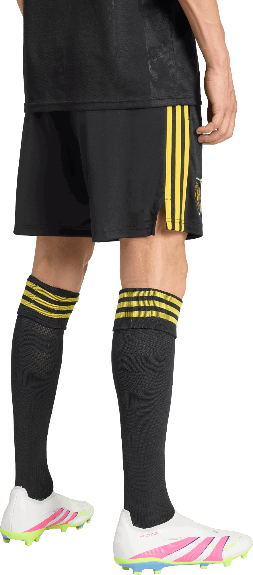 Šortky adidas Originals Manchester United 3rd Shorts 2025/26 Čierna | ji7420, 1