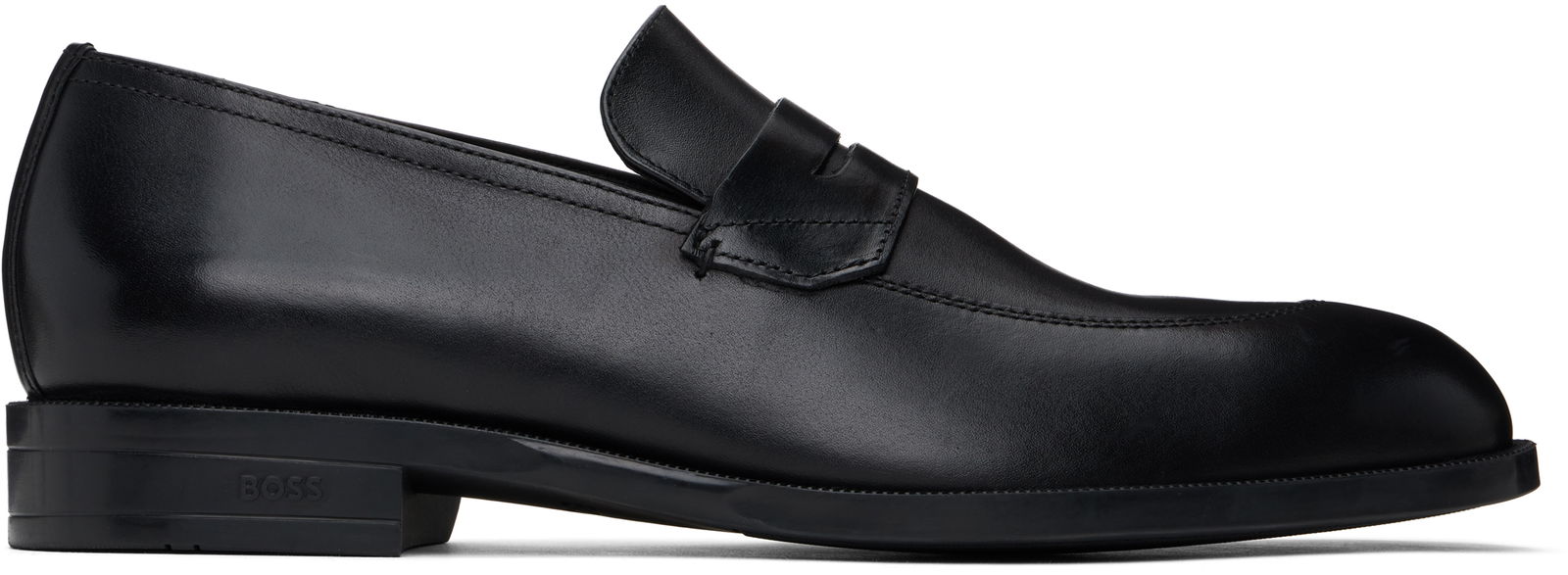 BOSS Leather Penny Loafers