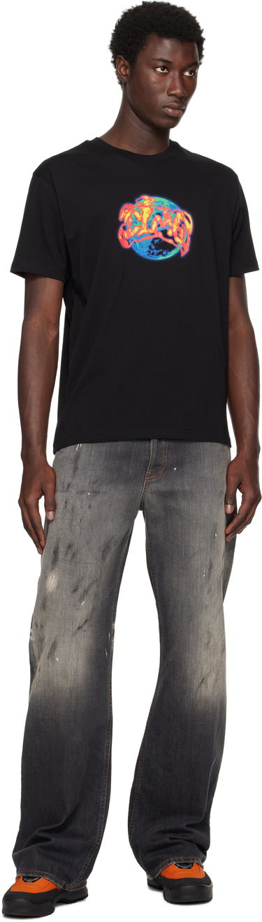 Tričko Dime Dime Global Graphic T-Shirt Čierna | DIMESU2558BLK, 3