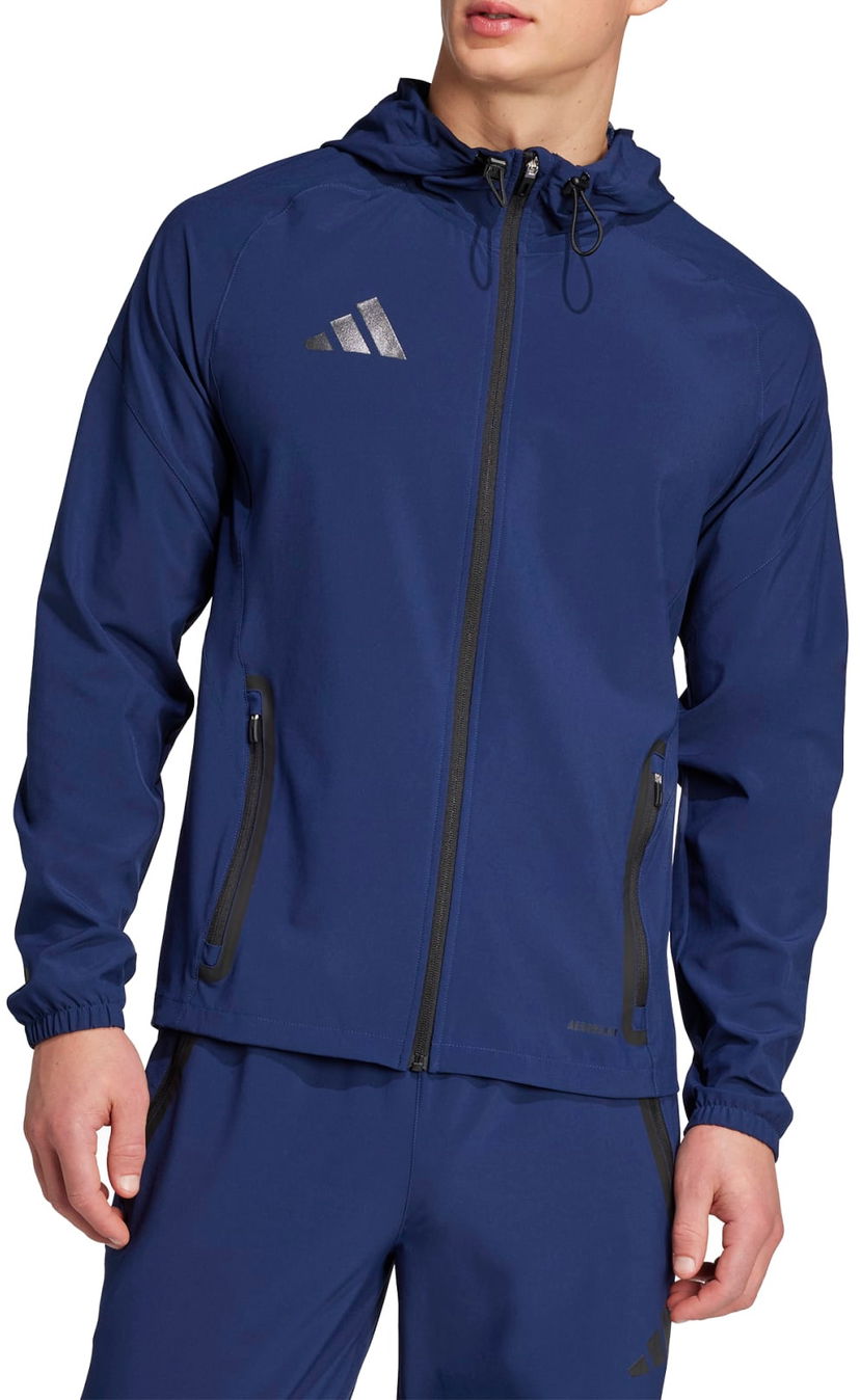 Mikina adidas Originals Hooded Training Jacket Modrá | jy0522
