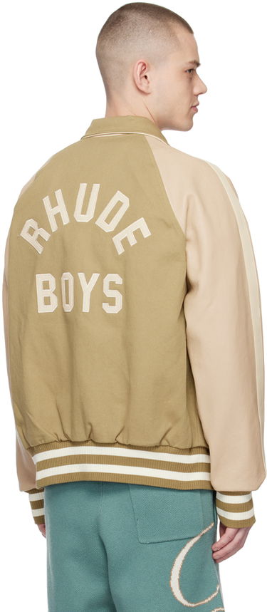 Bomber bunda Rhude Rhude 'Rude Boys' Bomber Jacket Béžová | RHSS23JA77012269, 2