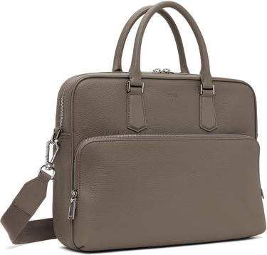 Kabelka BOSS BOSS Embossed Logo Briefcase Šedá | 50529293, 1