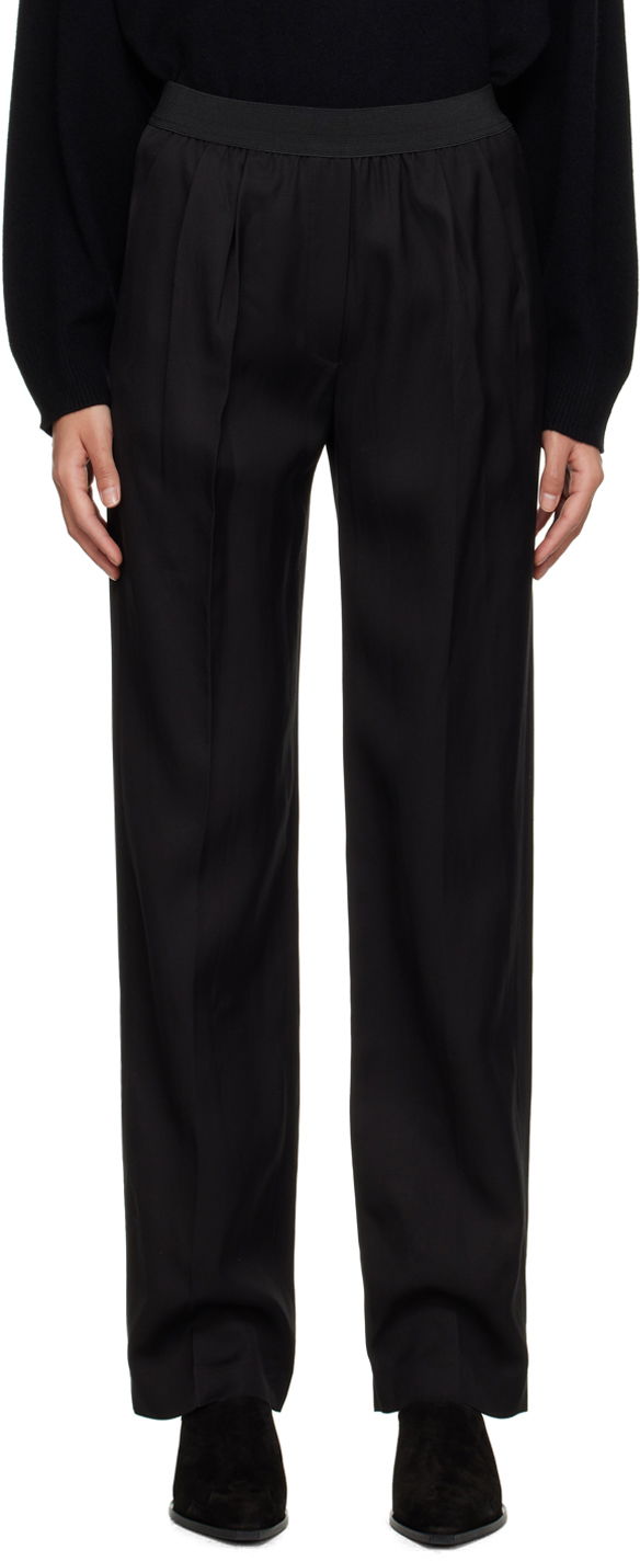 Nohavice Loulou de Saison Loulou de Saison Takaroa Trousers Čierna | TAKAROA, 0