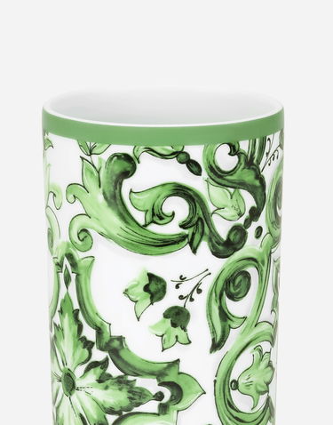 Home decor Dolce & Gabbana Ornate Pattern Cylindrical Porcelain Vase Rôznofarebný | TCC196TCAMZUV011, 2