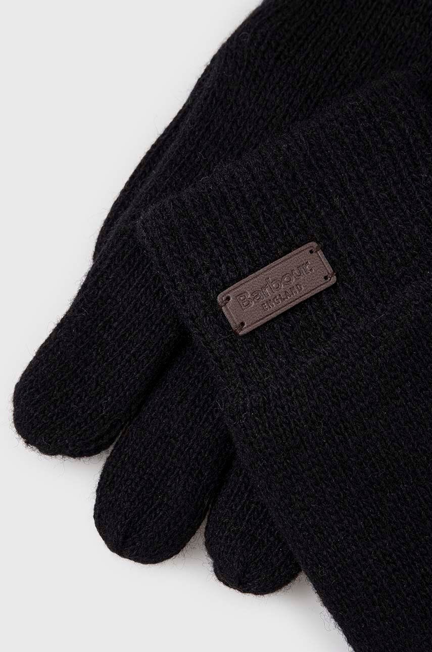Rukavice Barbour Carlton Knit Gloves Čierna | MGL0065, 1