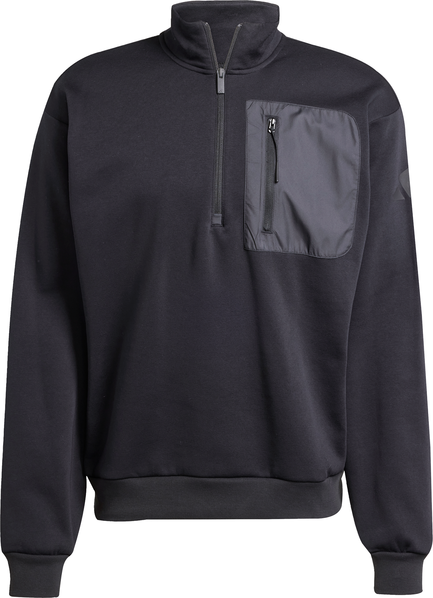 Mikina adidas Originals adidas City Escape Fleece Half-Zip Sweatshirt Čierna | jf3290, 0