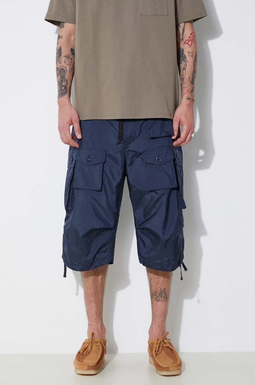 Šortky Engineered Garments Engineered Garments FA Cropped Cargo Shorts Navy | OR276.DZ028, 0