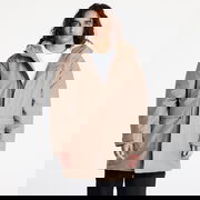 Warm Cotton Nylon Parka Gray