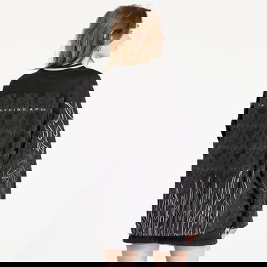 Dres BAPE Flame Graphic Long Sleeve Jersey Čierna | 001LTK301302MBLK, 5