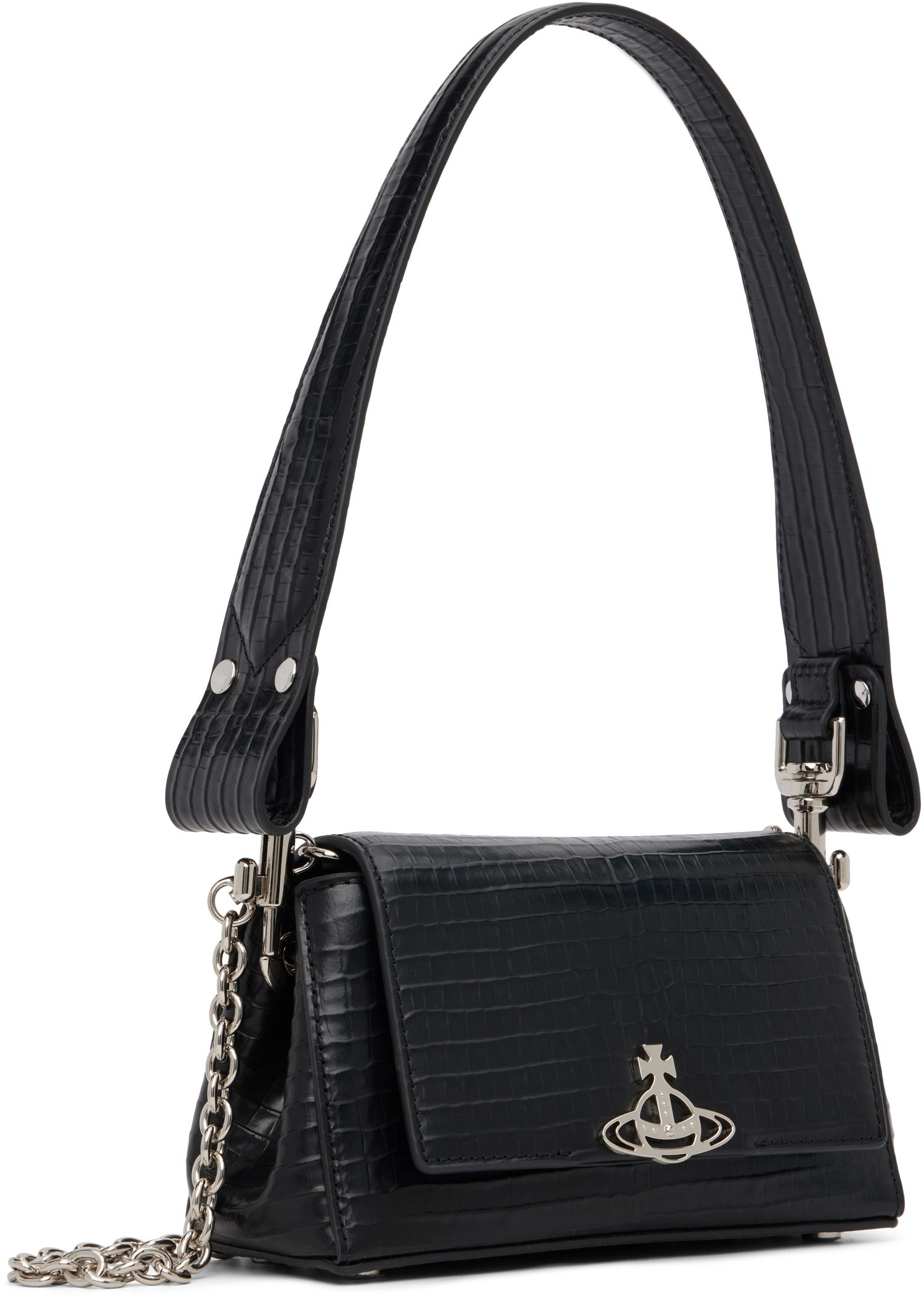 Taška cez rameno Vivienne Westwood Vivienne Westwood Small Hazel Shoulder Bag Čierna | 46030001W-L00C0-, 1