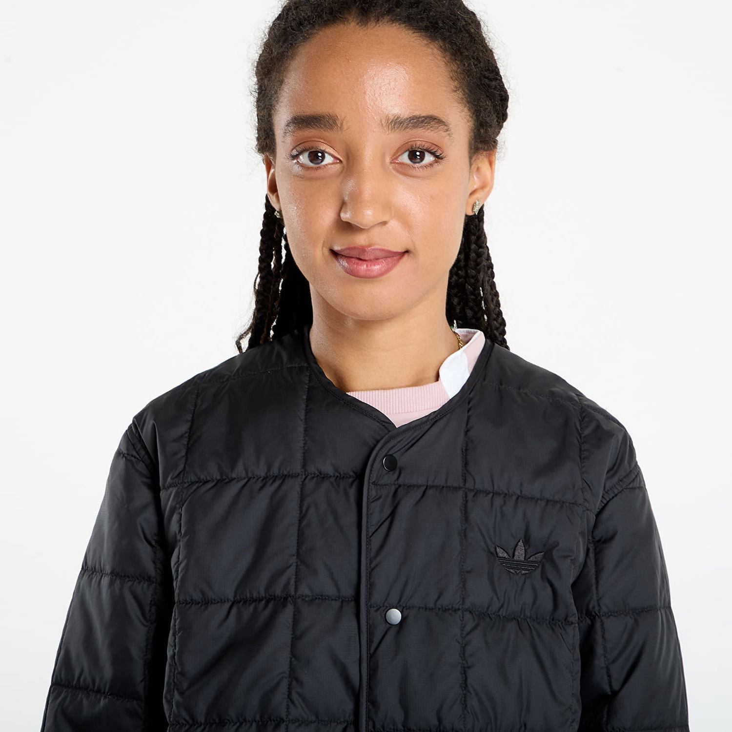 Bunda adidas Originals Essentials Quilted Liner Jacket Čierna | JX8823, 1