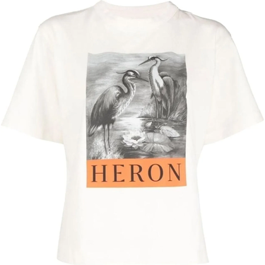 Tričko HERON PRESTON Heron Preston NF Heron T-Shirt, Size M Biela | hwaa032c99jer003, 0